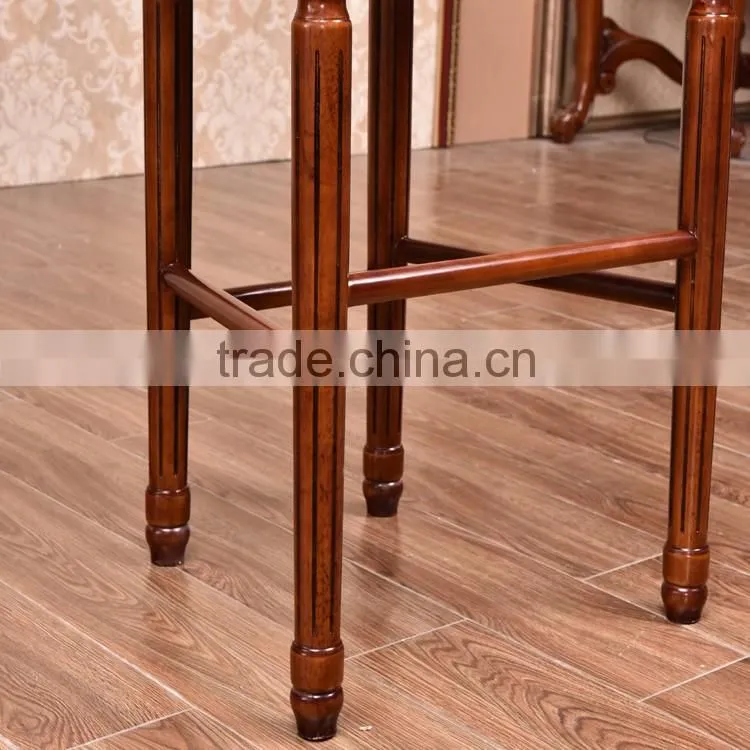 Bar furniture modern design solid wooden bar stool chair