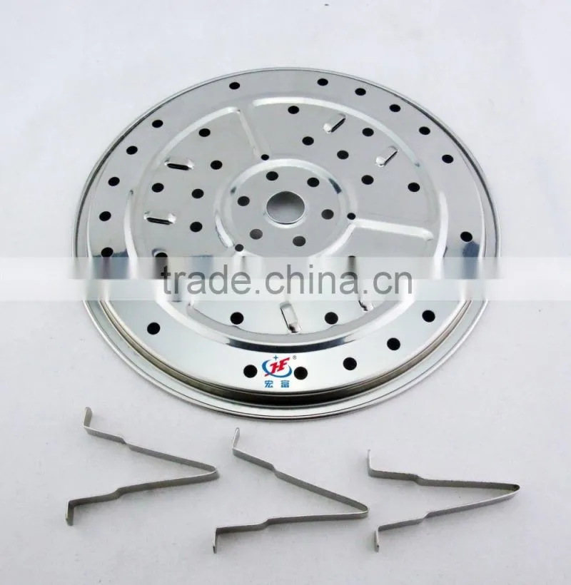 good quality stainless steel 3 tier food steamer cooker