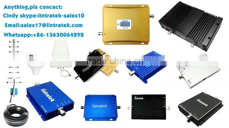 Long coverage 4G mobile signal booster /4g lte 2600mhz signal repeater/4g signal amplifier with AGC MGC function