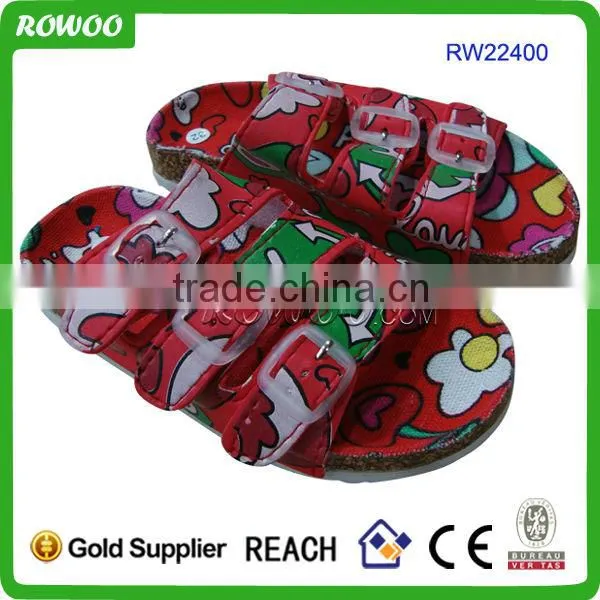 2014 hot selling cork insole cheap slippers for women,personalized slippers for women