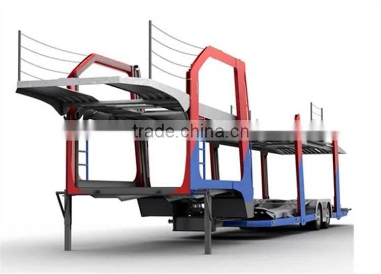Auto transport carrier trailer , car carrier semi trailer for sale