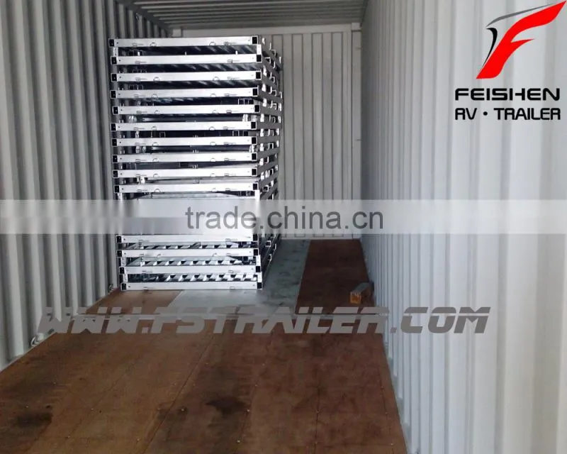 hot dipped galvanized cage trailer 8x5/box trailer/car trailer
