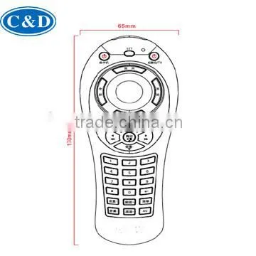 mouse Wireless USB dongle PC IR learning code universal remote control