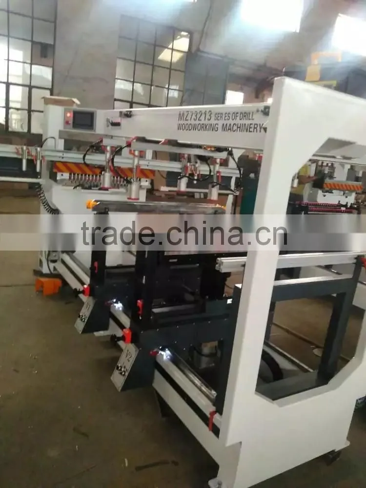 woodworking 3 row drilling machine