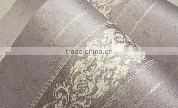 embossed european royal wallpaper design for home