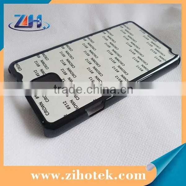 PC sublimation blank case for Samsung Note 3 with aluminum inserts