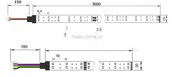 Double quality pcb white 5m/roll UV LED strip light,high brightness 3528 led strip lighht