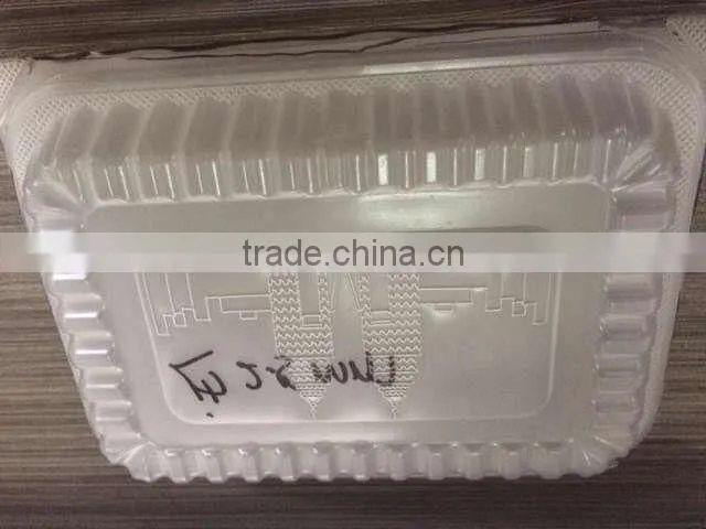 PP Material Plastic McDonald's Container with holes Thermoforming Machine
