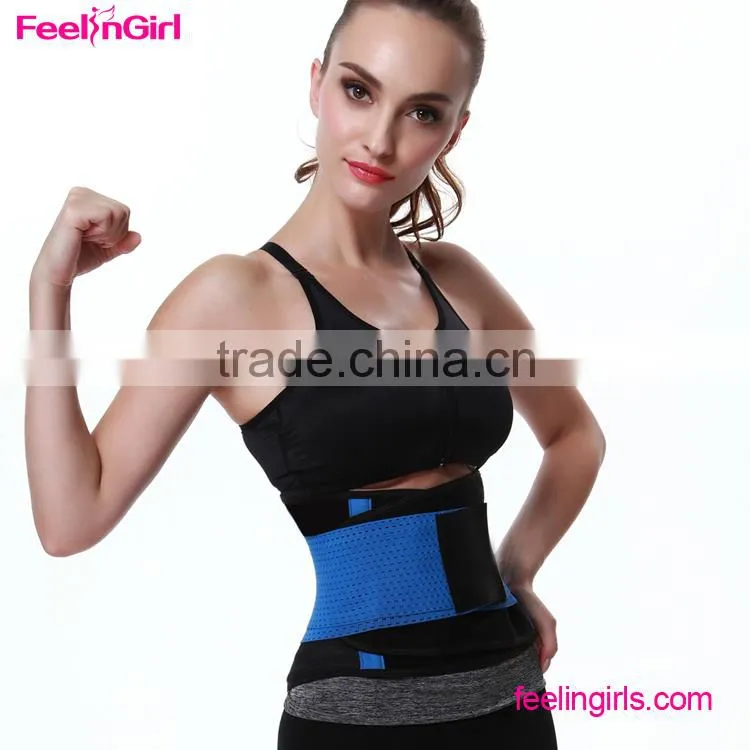 Double Compression Neoprene Body Shaper Vest with Belt