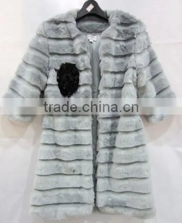 2014 rabbit faux fur Jacket & coat