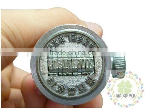 Wooden handle wooden seal digits stainless machine