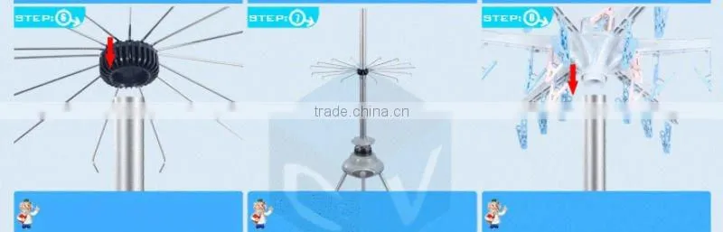 KP-90 aluminum sunshine baby clothes dryer