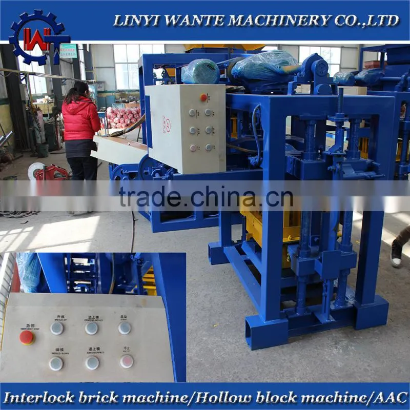 QTJ4-40 blocks making machine building block construction brick making machine hot sale in Africa