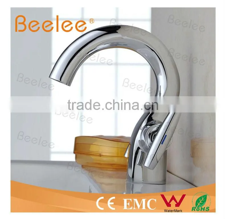 Single Handle Chrome Brass Bathroom Basin Tap Faucets