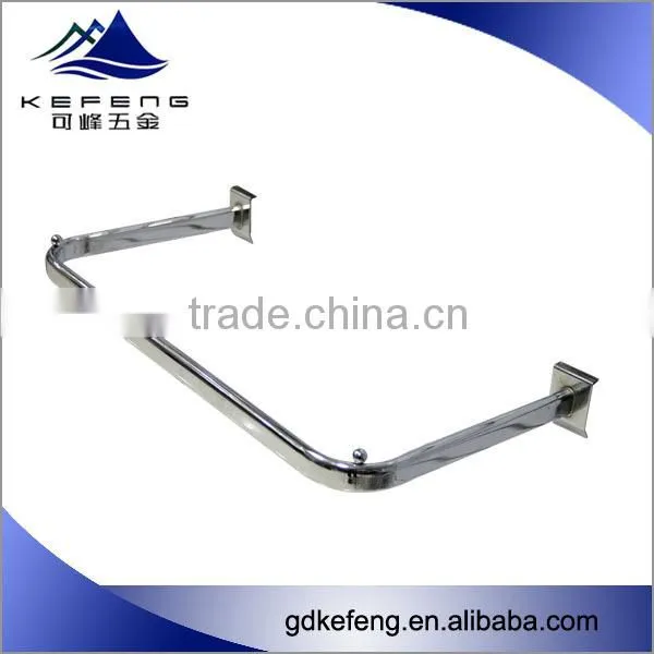 Metal chrome slatwall U rail 23*10'' KF-C120