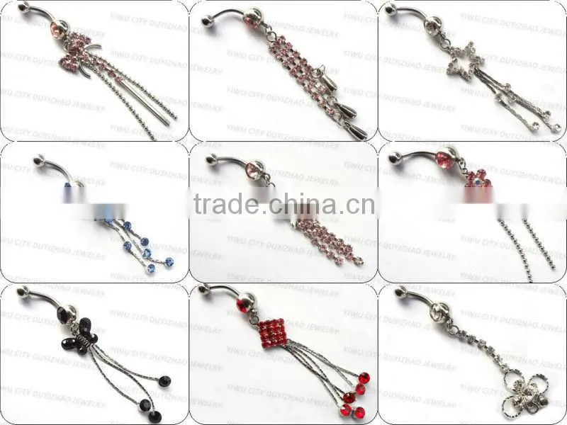 beautiful sexy navel piercing belly rings body jewelry