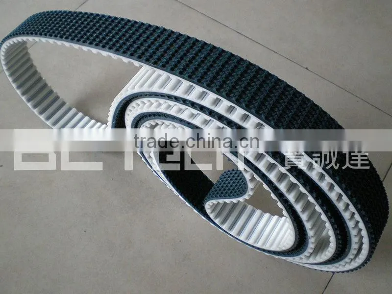 PU timing belt with grip - Dark green