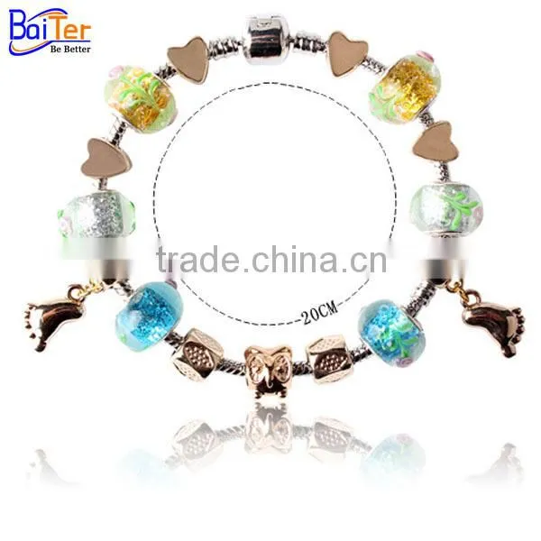 Hot Sale Gold Bracelet Jewelry Design For Girls 925 Sterling Silver Adjustable Diamond Bracelet 2015 For Girls
