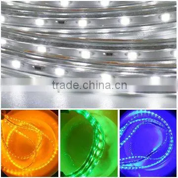 Yellow Color 100 Meters Each Roll SMD 3528 110V 220V High Voltage Strip LED