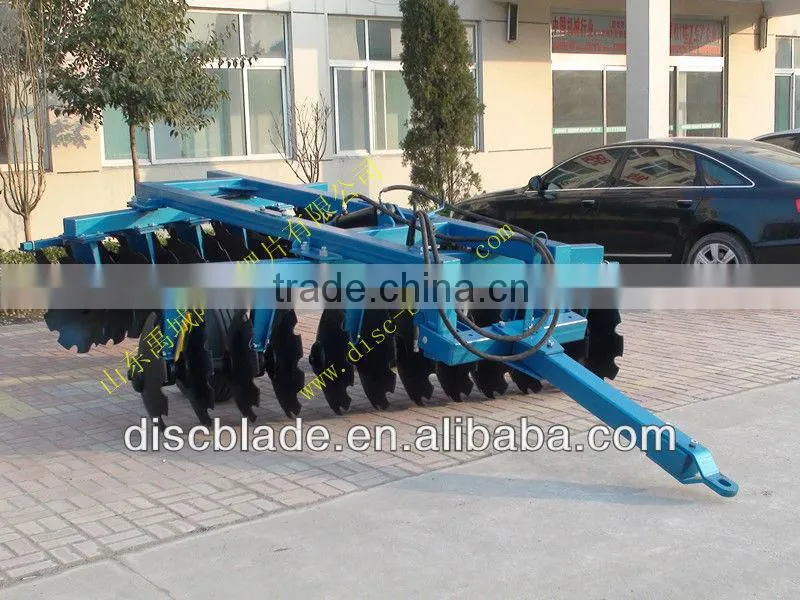 Trailed hydraulic heavy duty disc harrow