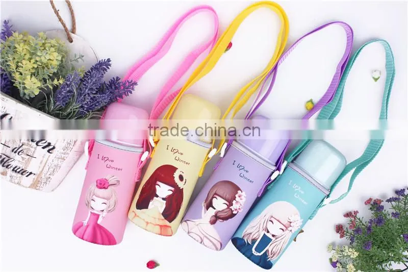 Bullet insulation stainless steel vacuum flasks/double wall vacuum thermal bottle