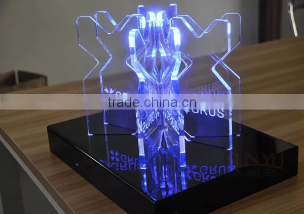 NEW Invention Energy Saving Clear Acrylic LED Display Stand