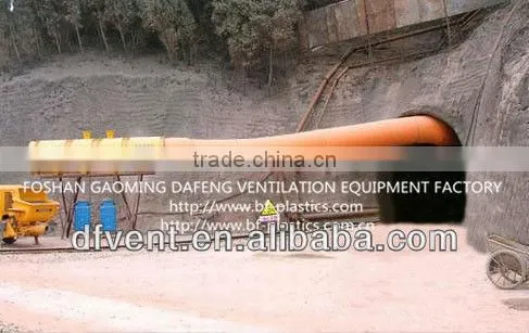 650gsm lay-flat mining duct tunnel duct