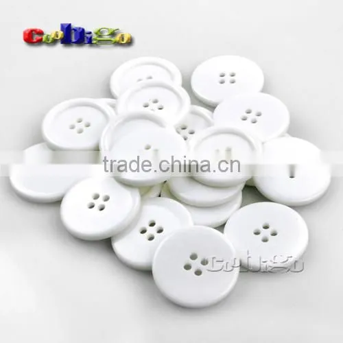 38mm(60L)Dia. Fashion Resin Round Button With Four Hole Sewing Craft DIY Accessories For Bag Garment #FLN002A-38