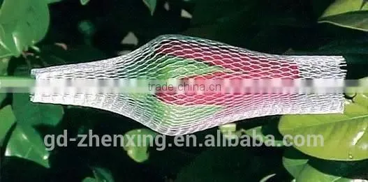 PE roses bud cap protective tubular packaging sleeve netting