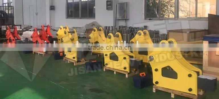 Korean hydraulic system excavator jack hammer with chisel tool 100 mm