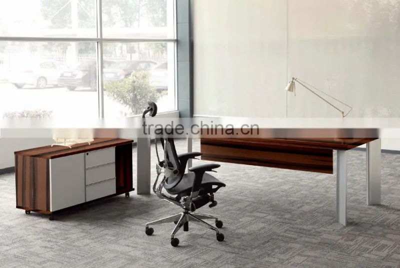 hot sale metal legs office table & new design melamine material office desk HX-NT3122