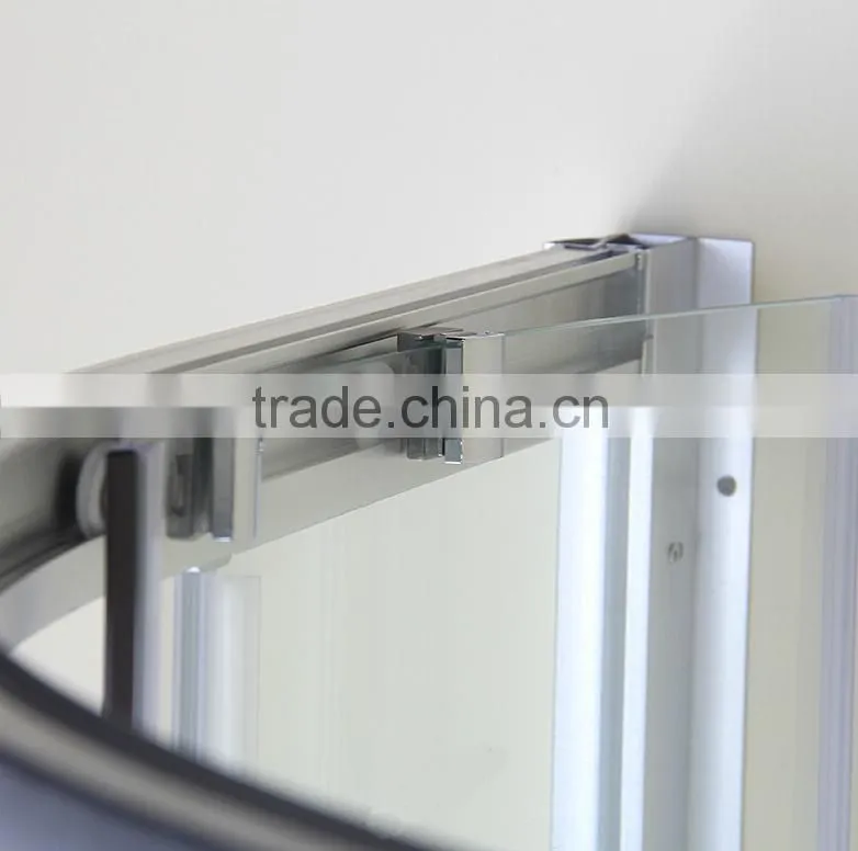 custom with frame sliding tempered glass shower rooms