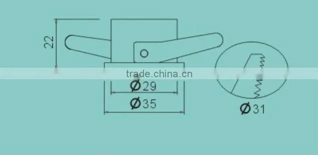 1-3W Aluminium Recessed LED Downlight Housing