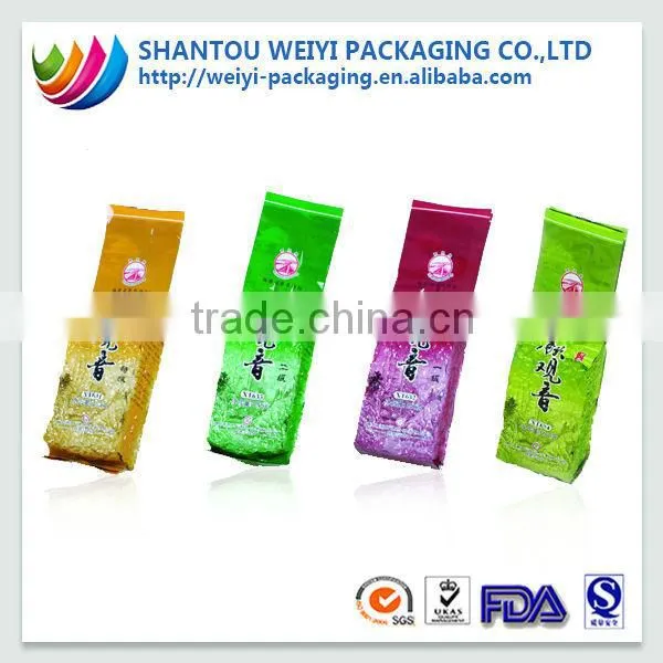 china wholesale plastic aluminum foil vacuum packaging bag for tea packaging