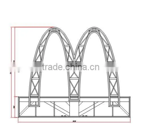 lighting sign-- Mcdonald's sign with LED lights