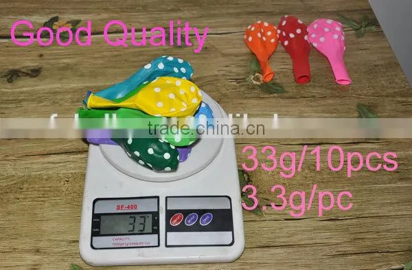 Best quality 12inch Colourful Party Decoration Polka Dot Balloons Latex balloons