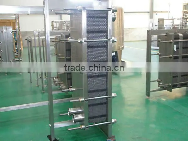 for beverage mixer bevel plate heat exchanger