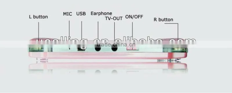 4.3" Mp5 Game Player Free Download PMP 32bit Games Player With TV OUT