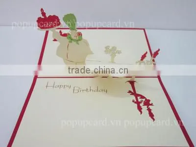 3D pop up Thank you Dog card