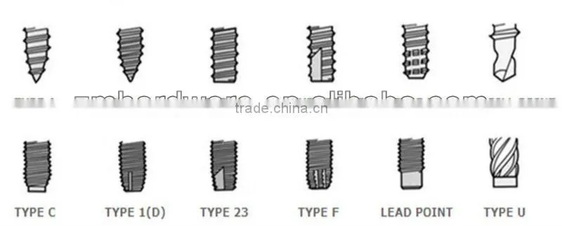 Hex socket set screw with dog point