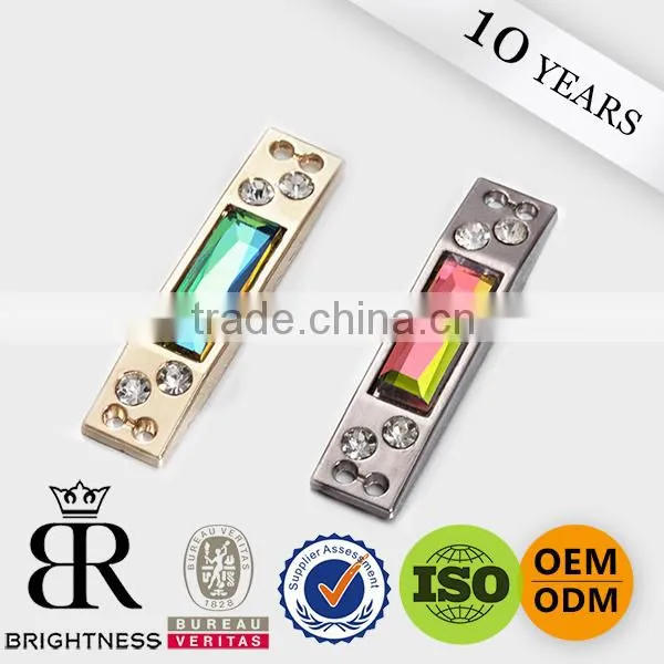 Custom clothing label handbag logo metal plate for clothing