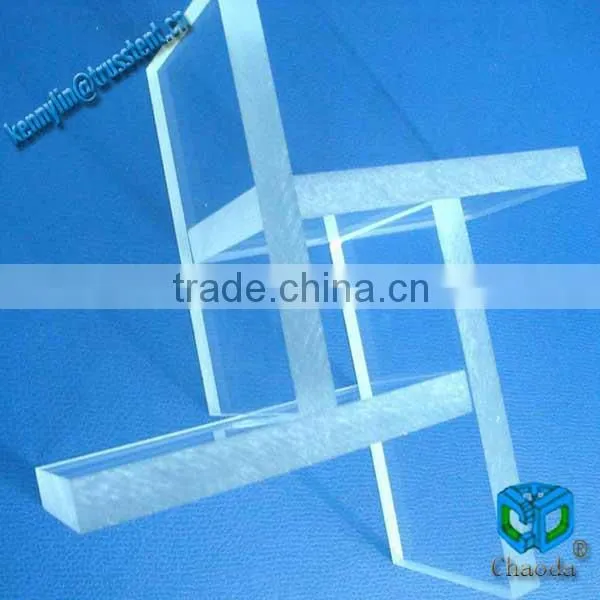 Transparent clear Acrylic glass wedding stage backdrop decoration