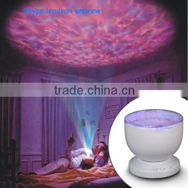 The Aurora Borealis Star Projection Lamp, Ocean Projector Lamp