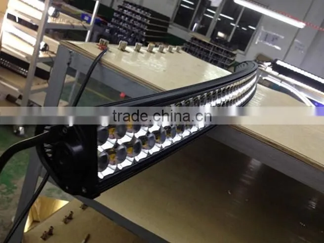 Super brightly 288w Curved led light bar 50" Offroad SUV ATV 12v car led work light bars
