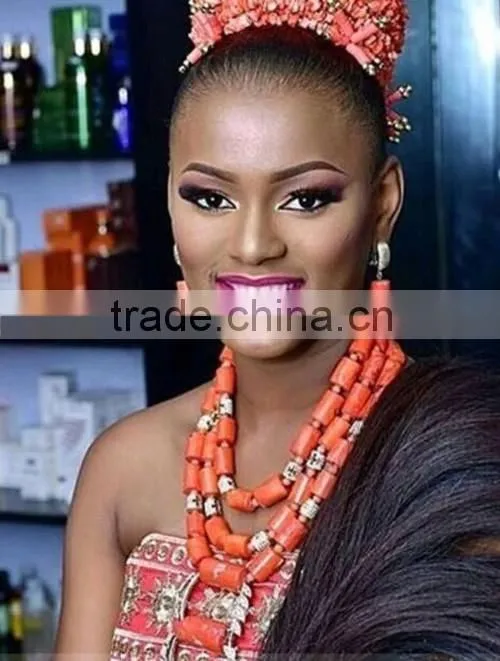 wholesale african costume long chain jewelry set bridal jewelry sets