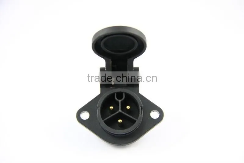 Large 3P lock bayonet IP67 waterproof connector,Chogori high quality Nylon connector,20amp high current watertight connector