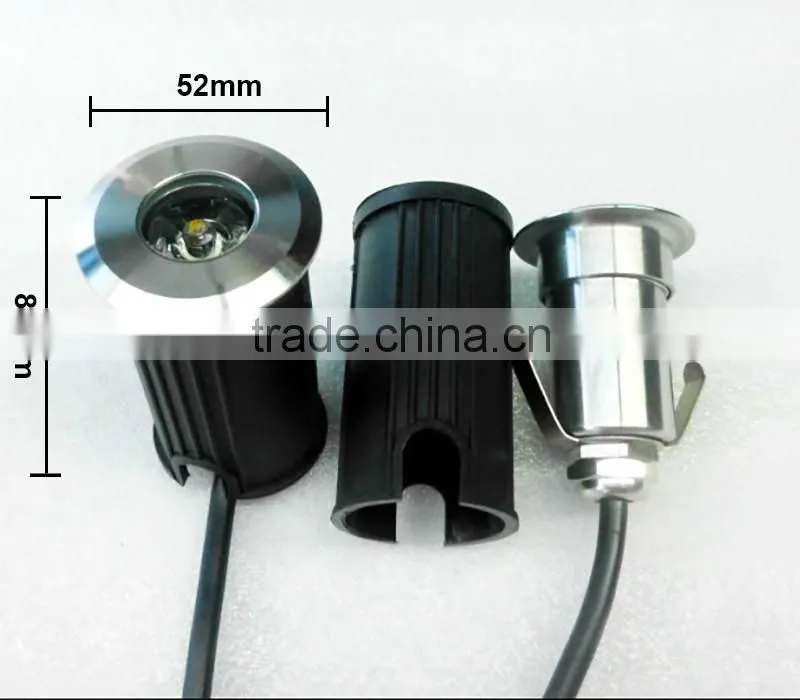 Top Selling CE&ROHS Low Voltage 12V IP67 1W Led Walkover Lights Kit