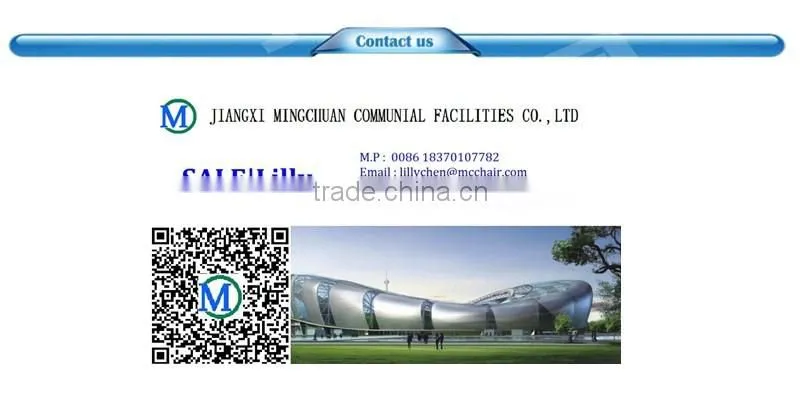 Aries blow mold one-piece single anti-aging HDPE plastic stadium chair tiered stadium seating