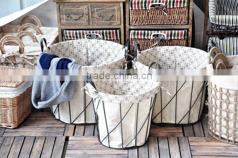 European antique style cheap storage baskets