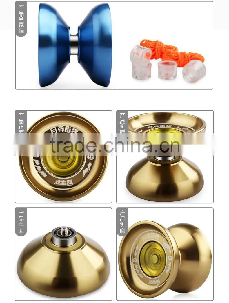 YJ Patent Design Aluminum Finger Spins YOYO Professional YoYo